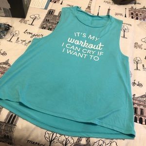 It’s My Workout muscle tee